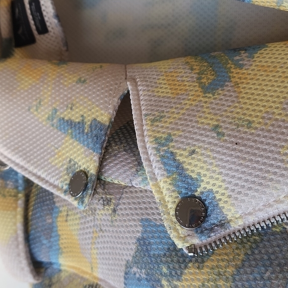 Armani Exchange Camo Neoprene Moto Jacket - Picture 5 of 13